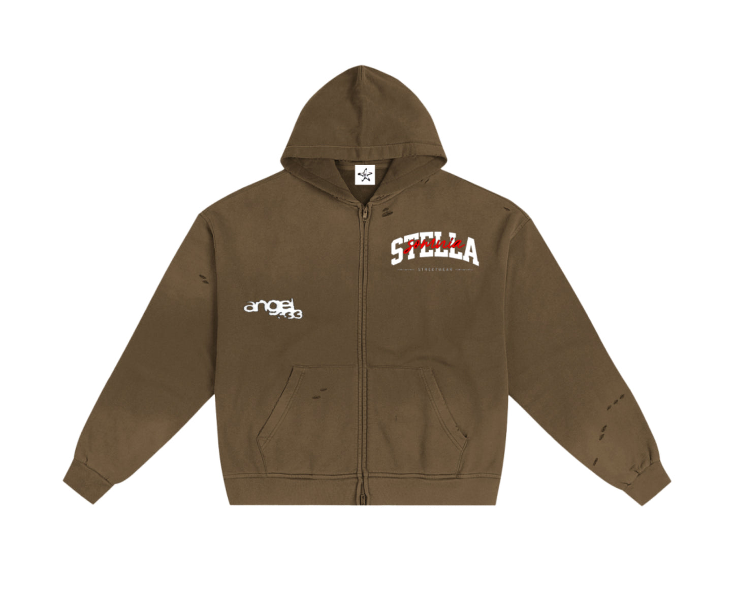 a n g e l 3 3 3 zip up hoodie