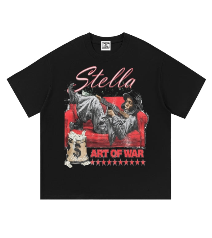 art of war T-Shirt - black/red