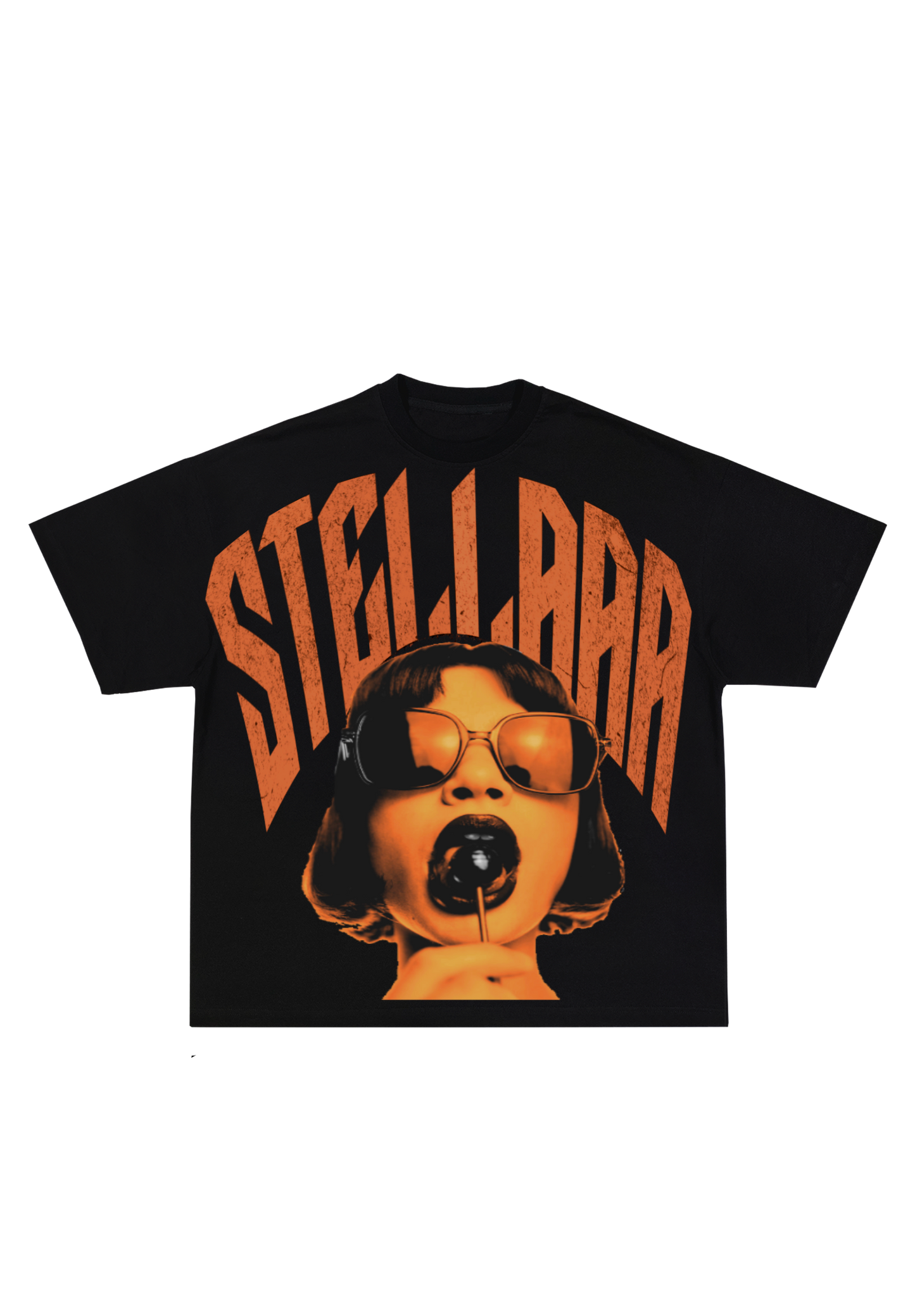 Stella “Candy Girl” Oversized Graphic Tee