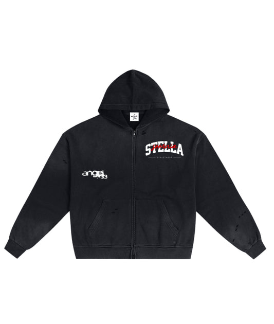 a n g e l 3 3 3 zip up hoodie