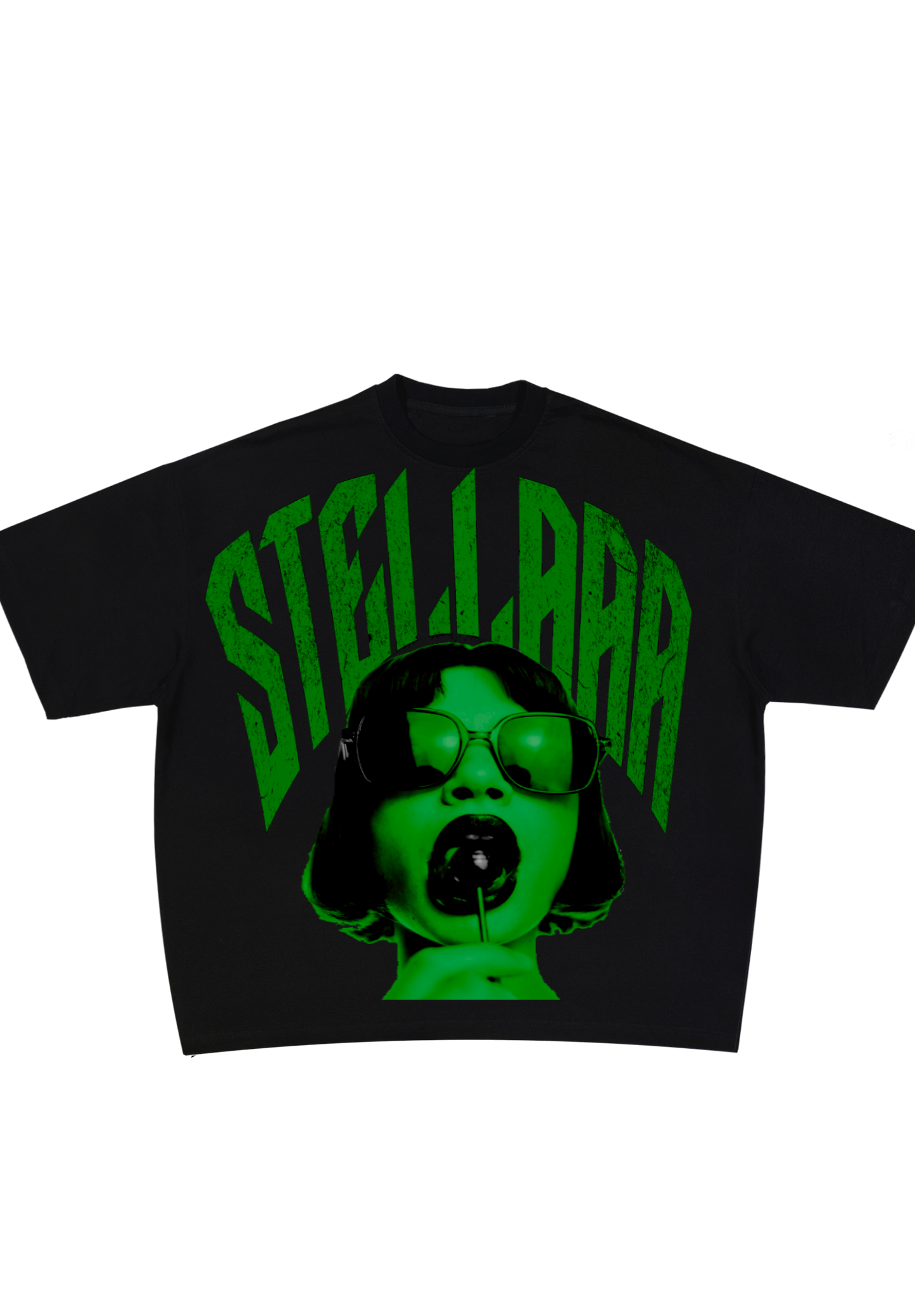 Stella “Candy Girl” Oversized Graphic Tee